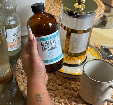 Blackseed Detox with Moringa - Herbal Bitters Tonic | Botanical Wellness Blend